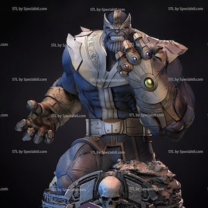 Thanos Comic 3D Model: STL File for Resin Printing