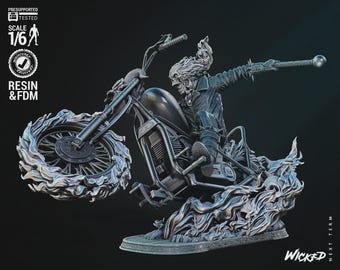 ホットウィール マーベル ゴーストライダー バイク＆フィギュア