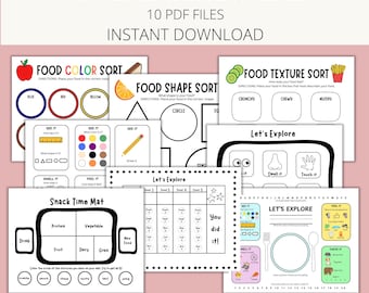 Picky Eating Feeding Therapy Bundle | Printable Tools for SLPs, OTs & Parents