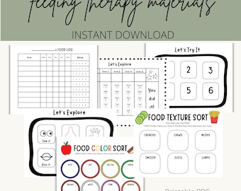 Feeding Therapy Essential Bundle | Printable Tools for SLPs & Parents