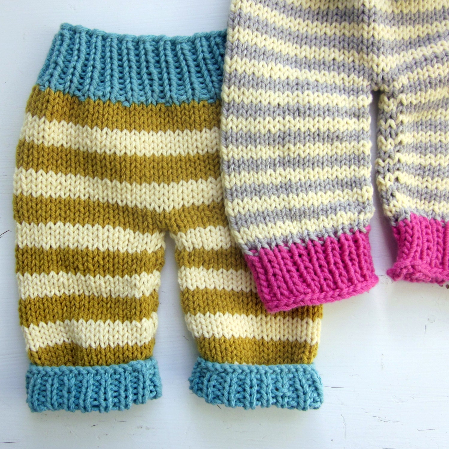 Knitting pattern newborn baby pants PDF pattern immediate Etsy