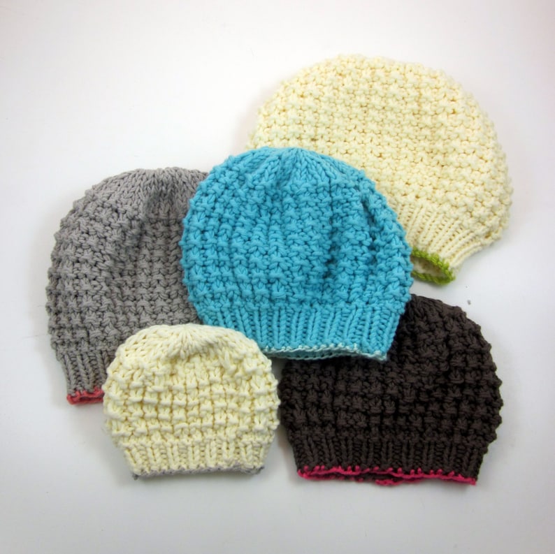 Knitting pattern winter hat bulky yarn knitting pattern PDF Etsy
