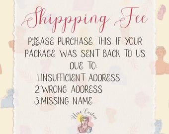 re shipping fee