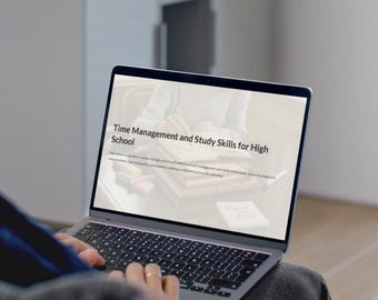 Time Management and Study Skills for High School