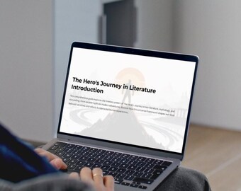 The Heros Journey in Literature Introduction