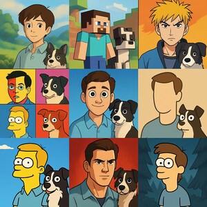 Custom Cartoon, Anime, or Movie Style Portrait from Your Photo | Digital Art | Personalized Character Art Gift