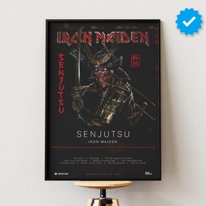Iron Maiden Poster | Senjutsu Poster | Album Poster Prints | Wall Decor Posters | Album Cover | Metal Music Poster