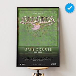 Póster de Bee Gees / Póster de plato principal / Impresiones de póster de álbum / Pósteres de decoración de pared / Portada de álbum / Póster de música pop