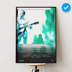 The Neighbourhood Poster | Chip Chrome & The Mono-Tones Poster | Album Poster Prints | Wall Decor Posters | Album Cover | Indie Music Poster