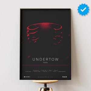 Tool Poster | Undertow Poster | Album Poster Prints | Wall Decor Posters | Album Cover | Rock Music Poster