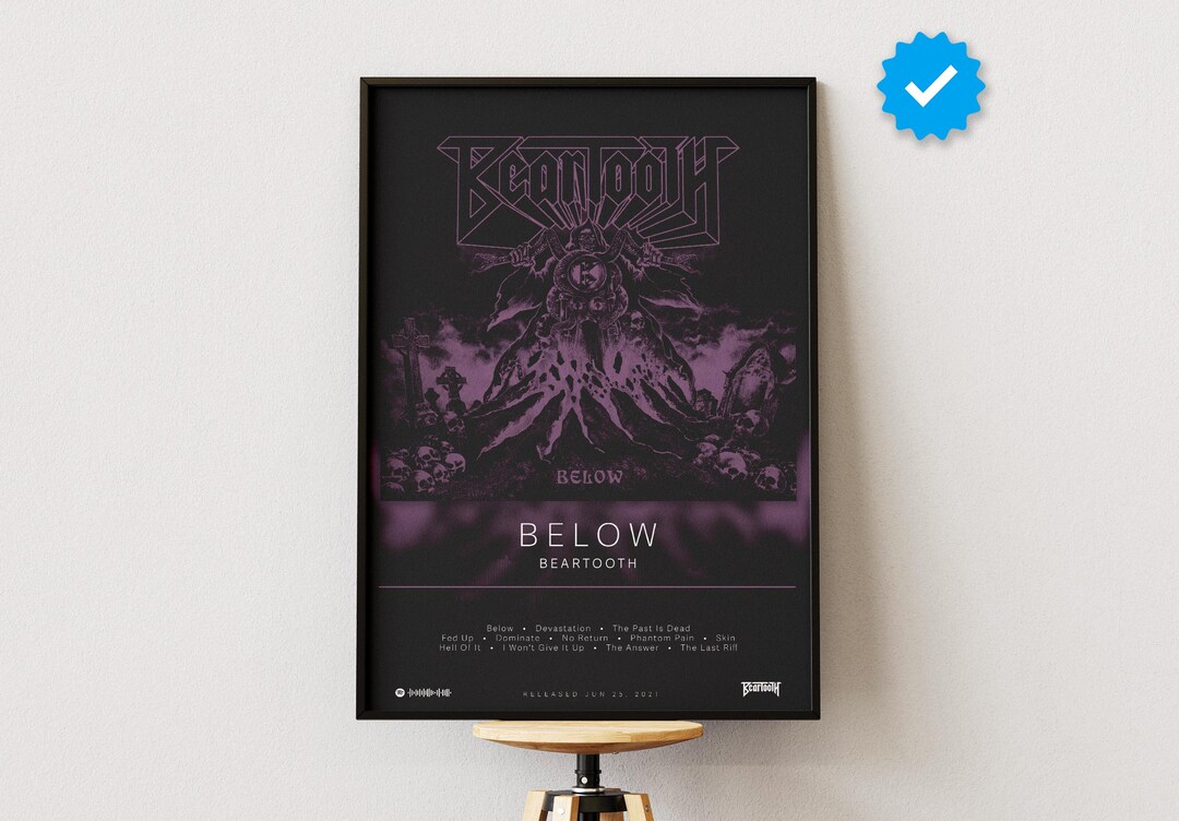 Beartooth Poster | Below Poster | Album Poster Prints | Wall Decor ...