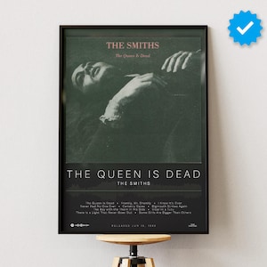 The Smiths Poster | The Queen Is Dead Poster | Album Poster Prints | Wall Decor Posters | Album Cover | Rock Music Poster