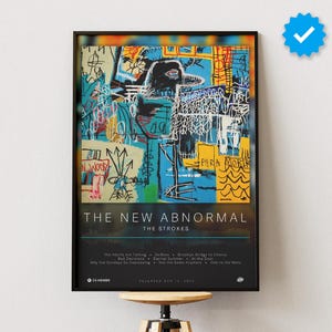 The Strokes Poster | The New Abnormal Poster | Album Poster Prints | Wall Decor Posters | Album Cover | Rock Music Poster