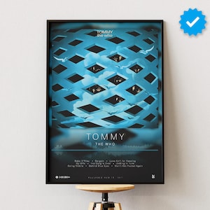 Poster The Who / Poster Tommy / Stampe poster album / Poster decorazioni da parete / Copertina album / Poster musica rock