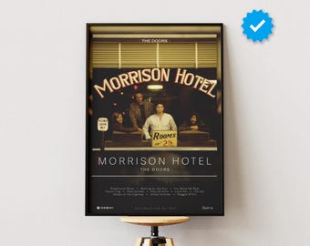 The Doors Poster | Morrison Hotel Poster | Album Poster Prints | Wall Decor Posters | Album Cover | Rock Music Poster
