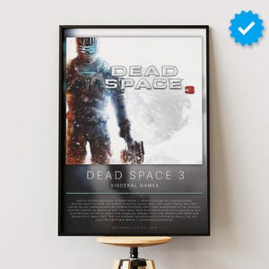 Dead Space 3 Poster | Gaming Poster | Video Game Prints | Wall Decor Posters | Gaming Gift | Video Game Poster | Gaming Decor