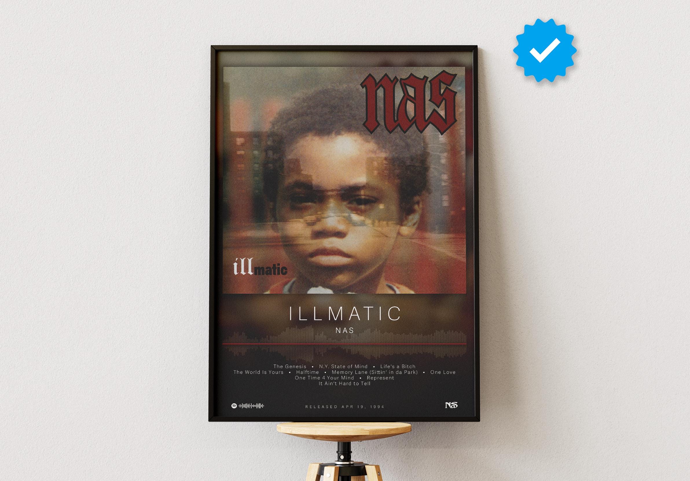 Nas illmatic poster - Etsy 日本