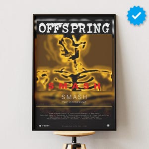 The Offspring Poster | Smash Poster | Album Poster Prints | Wall Decor Posters | Album Cover | Rock Music Poster