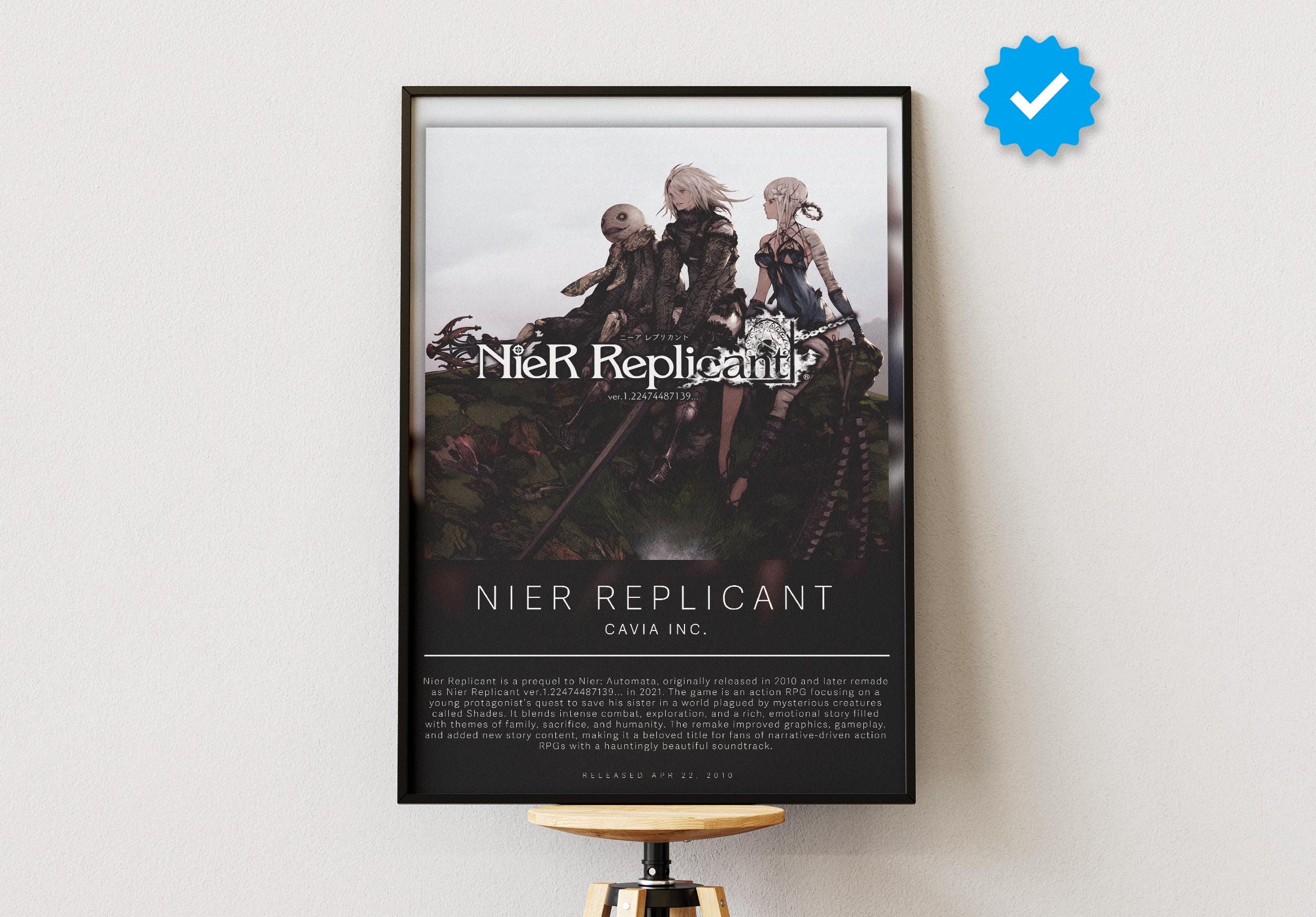 Nier replicant poster - Etsy 日本