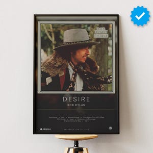 Bob Dylan Poster | Wunsch Poster | Album Poster Drucke | Wanddekor Poster | Album-Cover | Rock Musik Poster