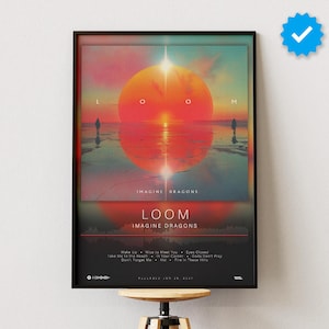 Imagine Dragons Poster | LOOM Poster | Album Poster Prints | Wall Decor Posters | Album Cover | Pop Music Poster
