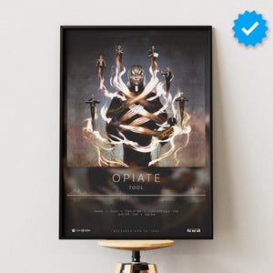 Tool Poster | Opiate Poster | Album Poster Prints | Wall Decor Posters | Album Cover | Rock Music Poster