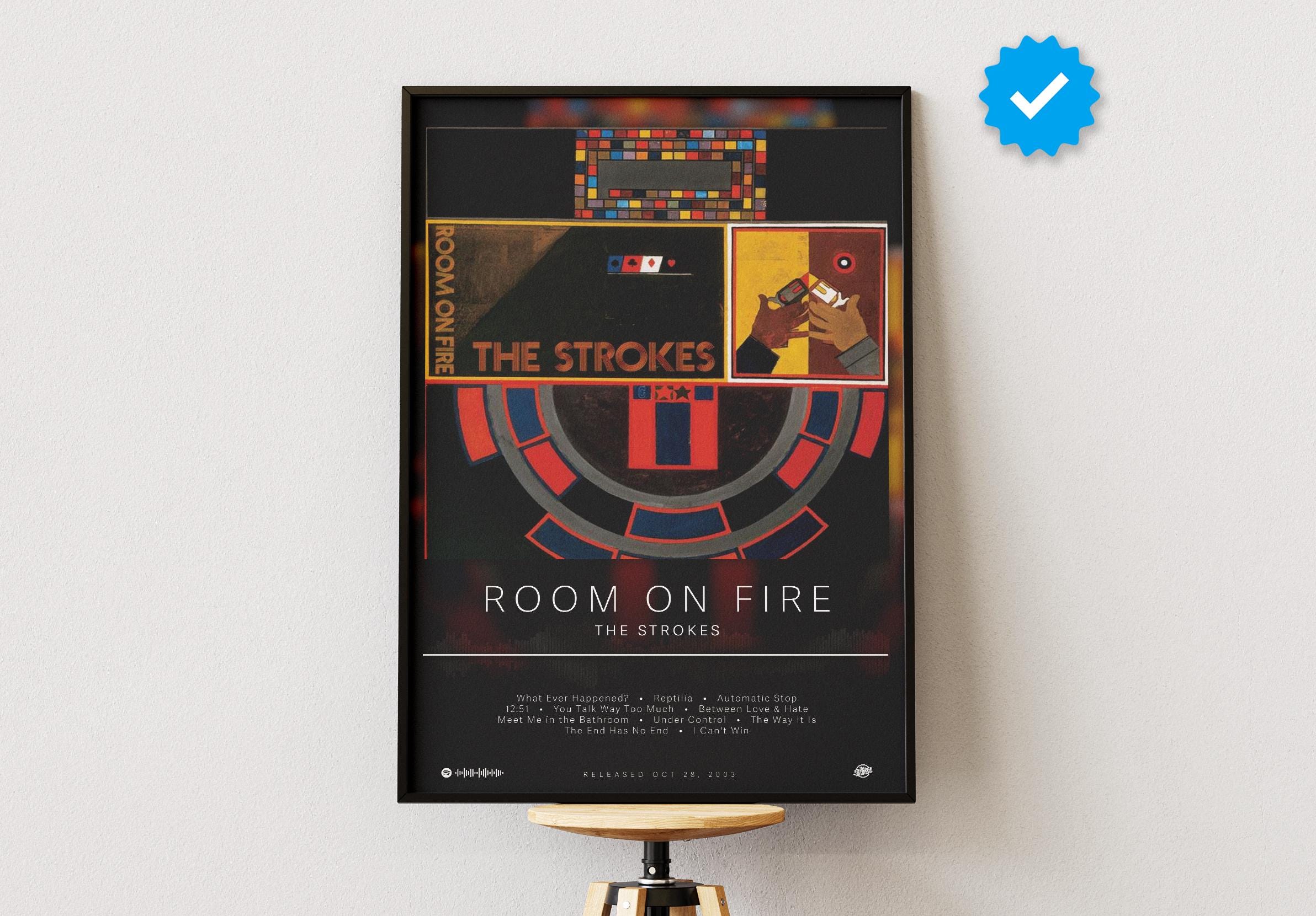 ストロークス　ポスター THE STROKES × TOWER VINYL SHIBUYA ポスター掲出＆特典ポスター