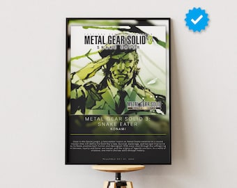 ヴェノム・スネーク＆サイレンス V2 MGS V プレミアムポスター