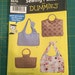 Simplicity Fashion Bags / Purses / Totes Pattern #4670