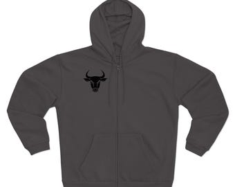 Sudadera con capucha y cremallera con el logotipo del Toro Rojo