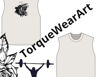 Men's Heavy Cotton Tank Top, Faded Vintage Style (Casual Fit)