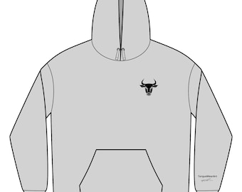 Sudadera con capucha gráfica Charging Bull / TorqueWearArt PRO TQ