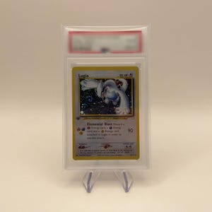 Handmade Fan Art Trading Card Slab - Holo 1st edition Lugia  - Yumiko Nakagawa - Proxy