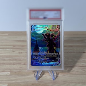 Handmade Fan Art Trading Card Slab - Holo Umbreon VMax - Yumiko Nakagawa - Proxy
