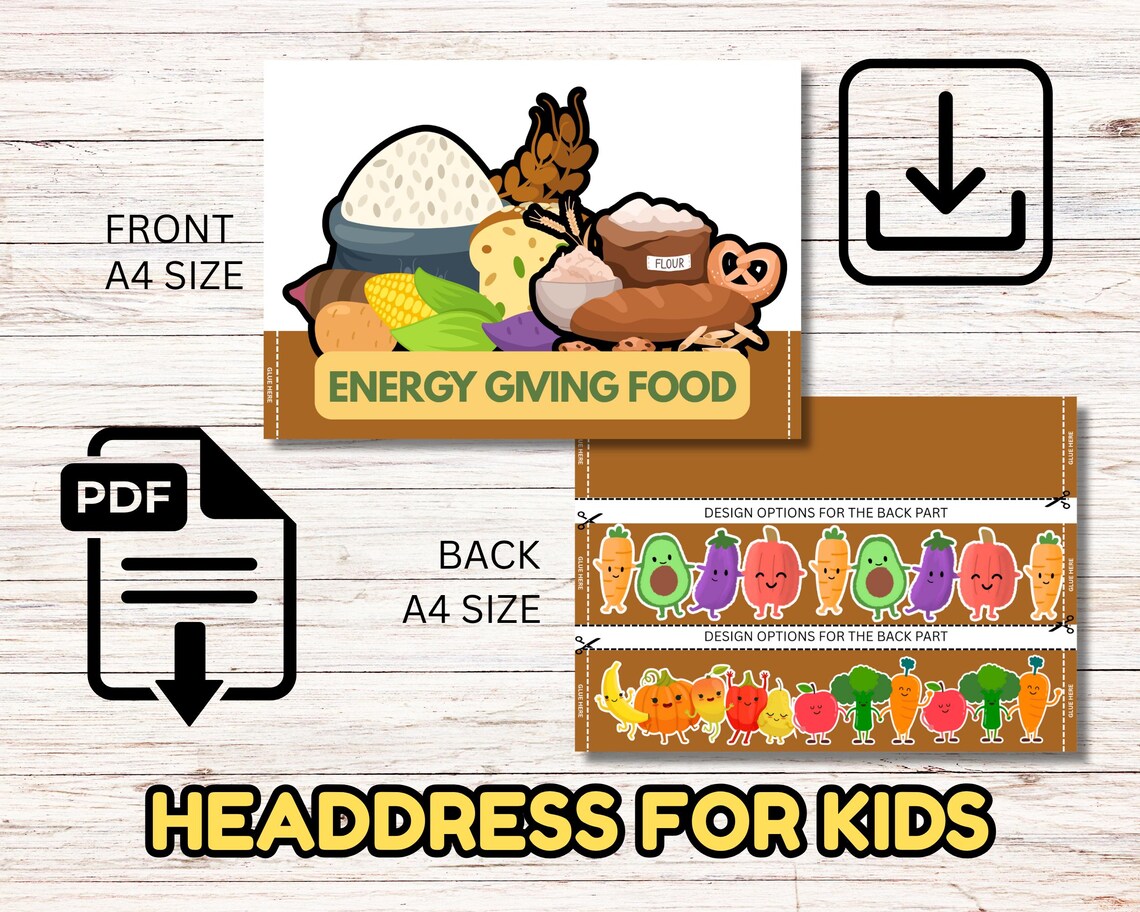 NUTRITION MONTH HEADDRESS TEMPLATE PRINTABLE PDF FREE DOWNLOAD visual data 8