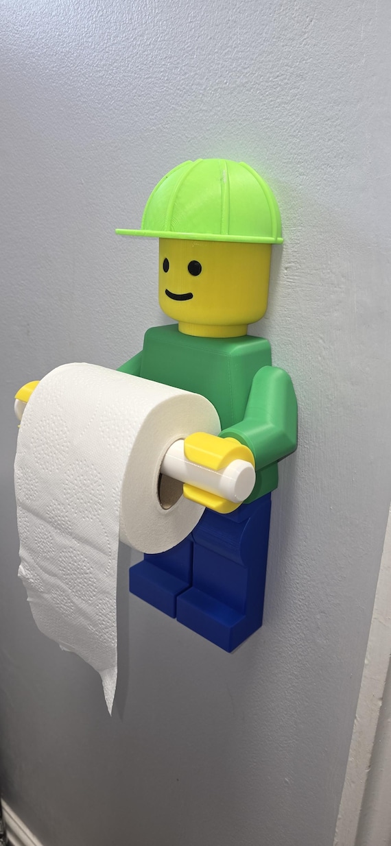 レゴブロックフィギュアトイレットペーパーホルダー - 楽しいバス