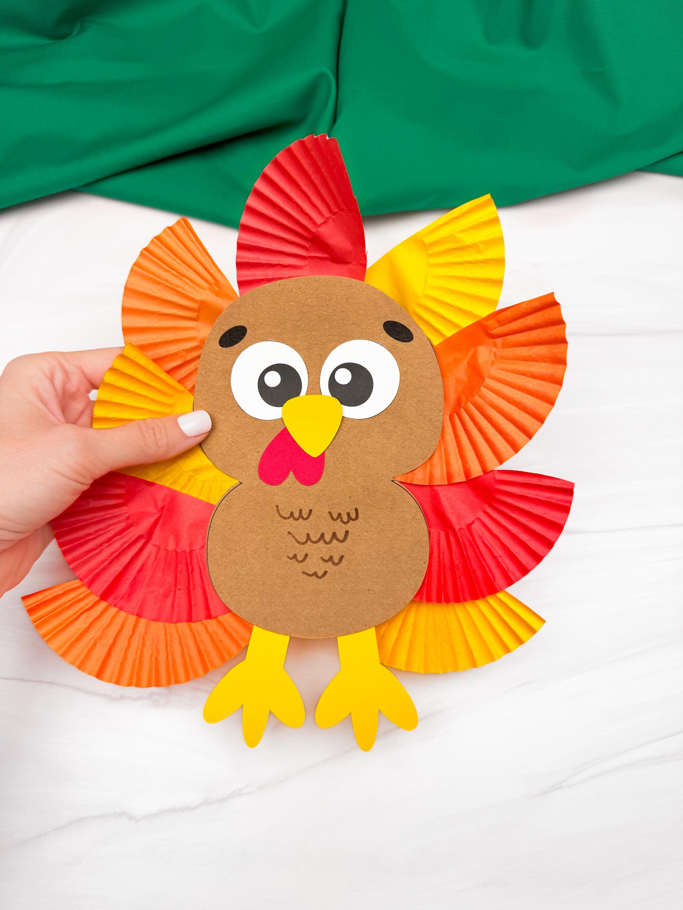 Turkey Craft Kids Love | Printable Thanksgiving Activity Template for ...