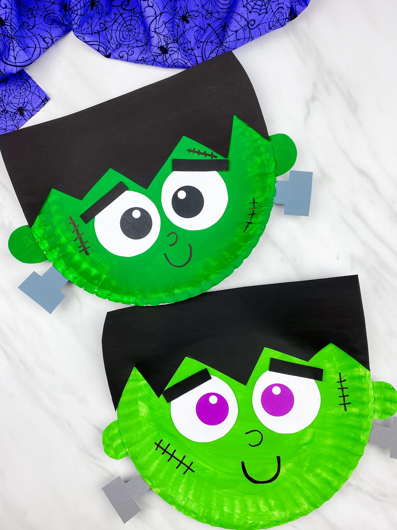 DIY Halloween Craft for Kids | Printable Frankenstein Paper Plate ...