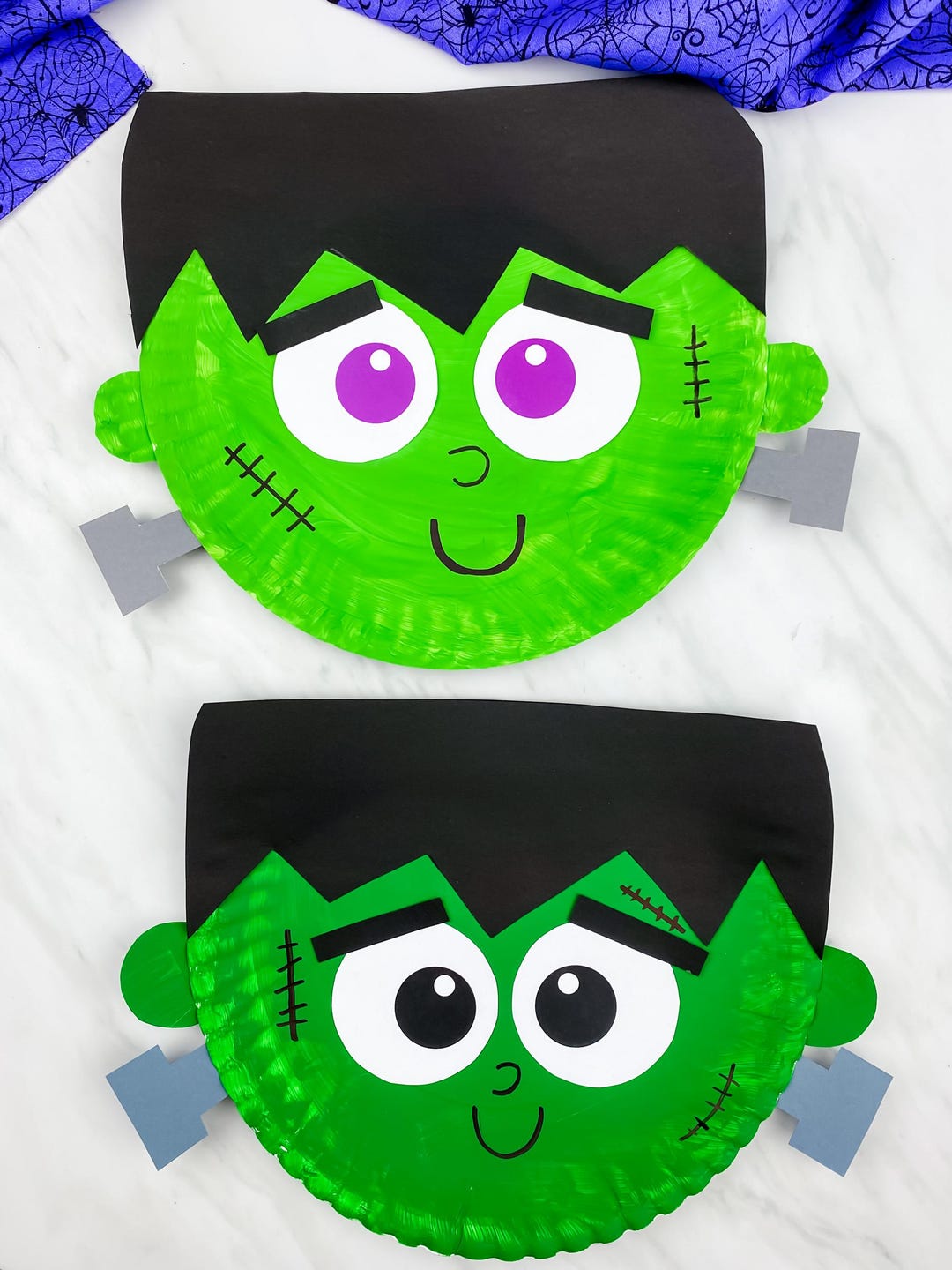 DIY Halloween Craft for Kids | Printable Frankenstein Paper Plate ...