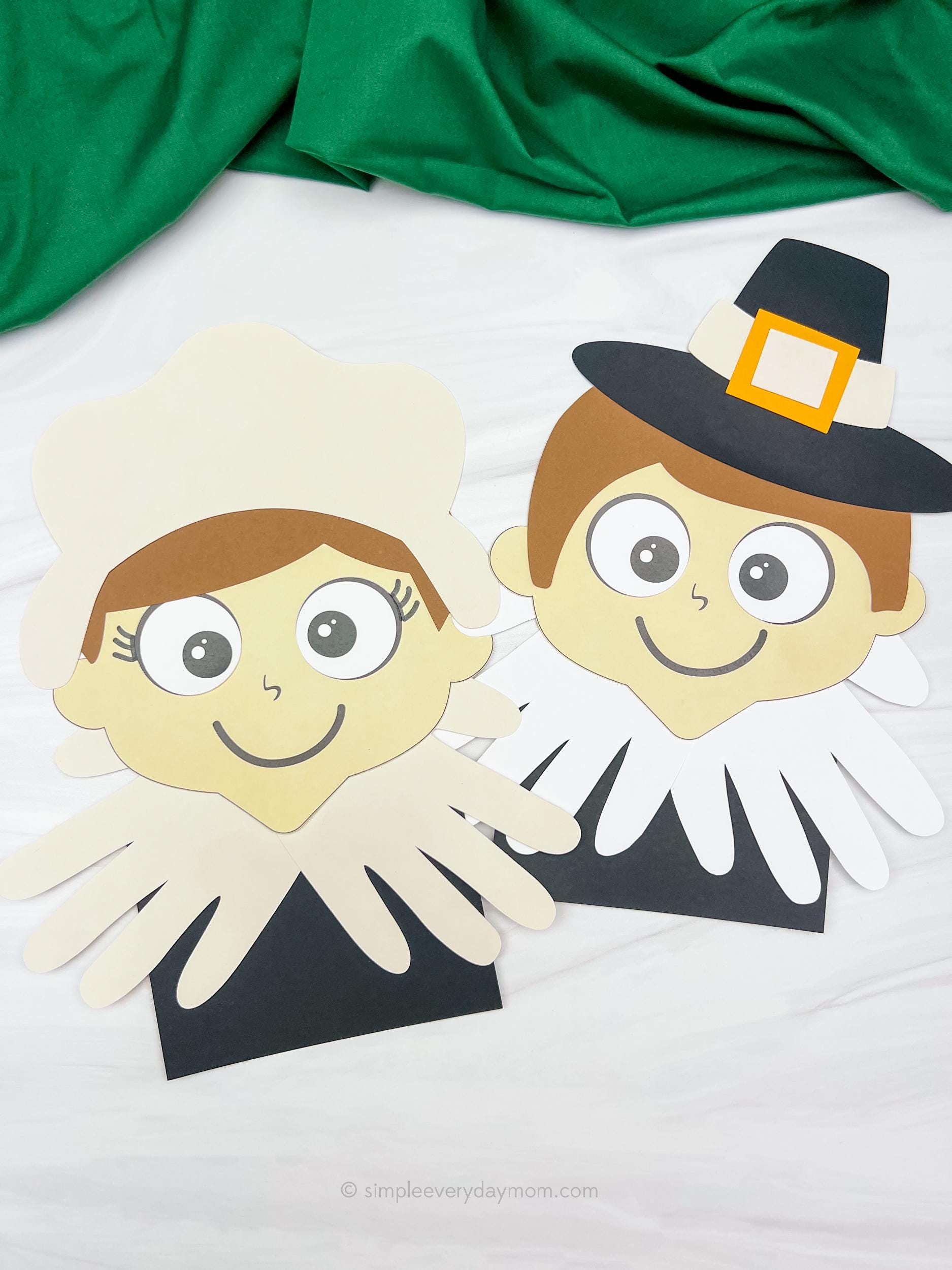 Pilgrim Handprint Craft Template Pre K Activity Pack Fun November…
