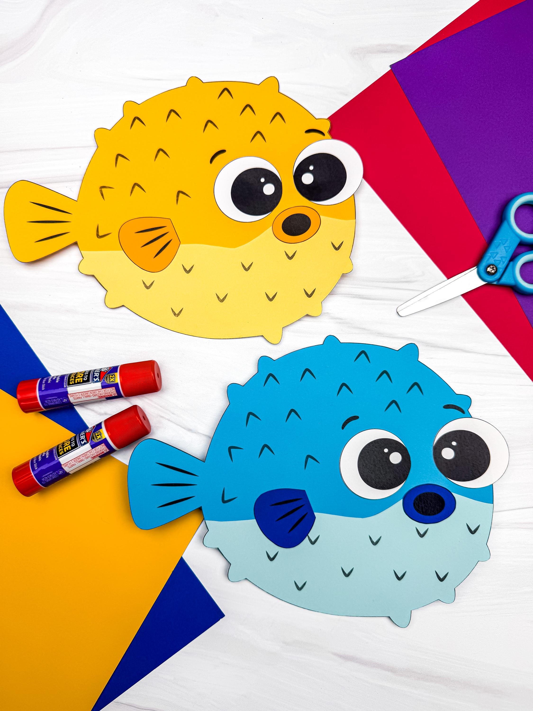 20 Fabulous Fish Crafts For Kids 12 Pufferfish Paper Craft Template Cut And Paste Fish Ocean Unit Study…