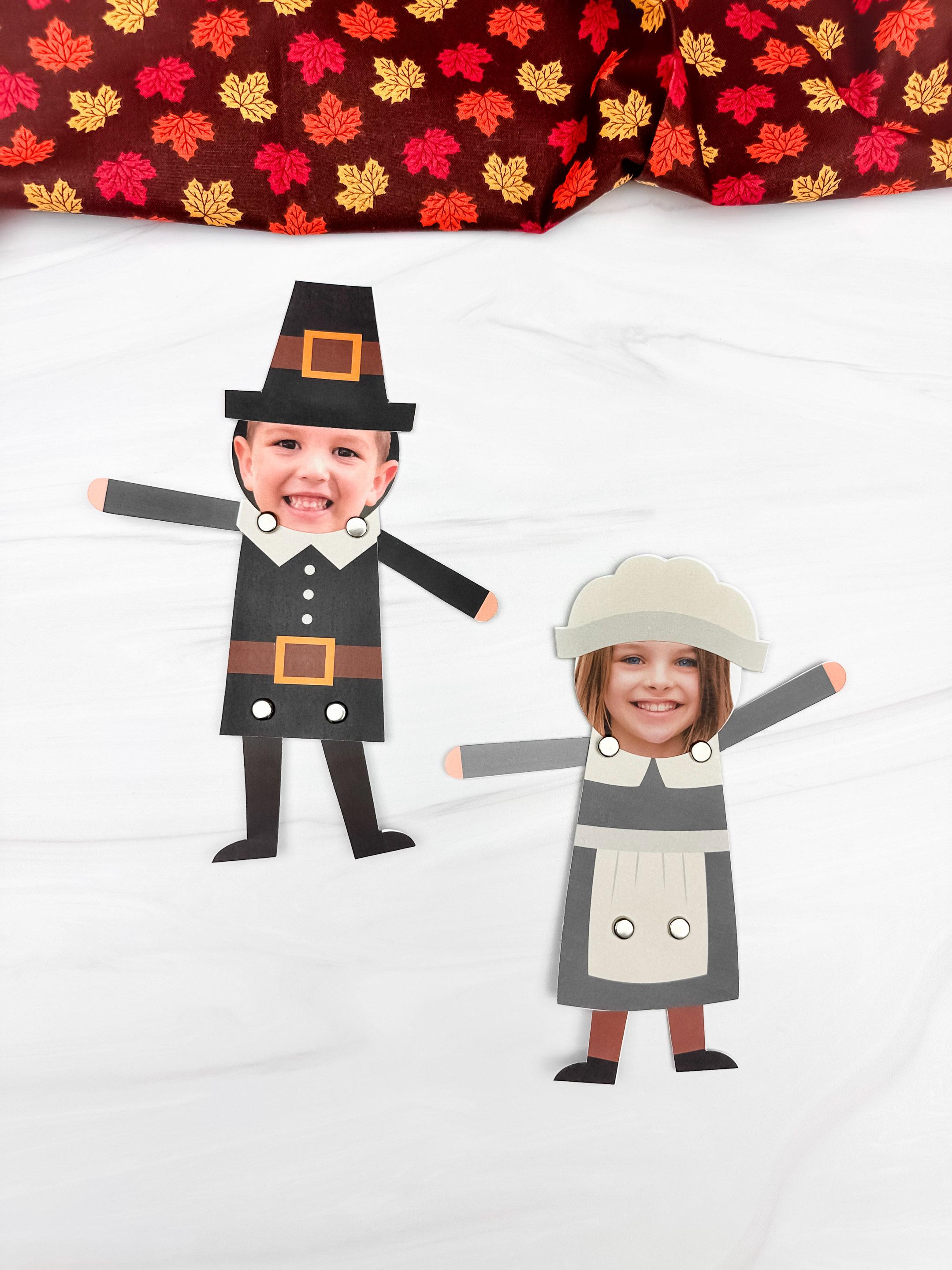 Pilgrim Photo Printable Class Centers Craft Fun Thanksgiving…
