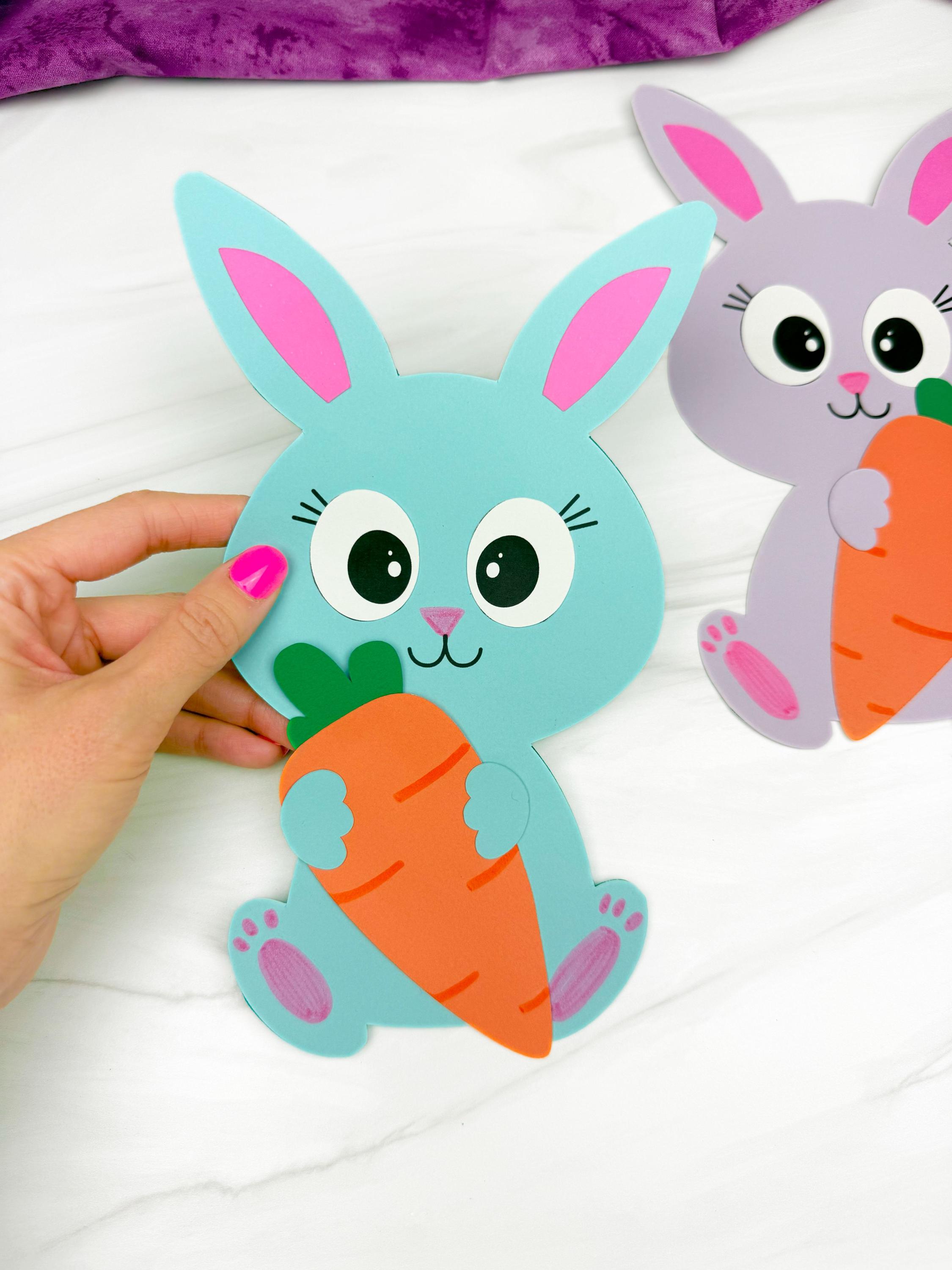 Easter Bunny Craft Template | Early Learner Craft | Classroom Bunny Kit ...