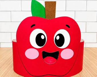 Apple Headband Craft Template | Apple Day Activity for Kids | Class Centers Idea for Back To School