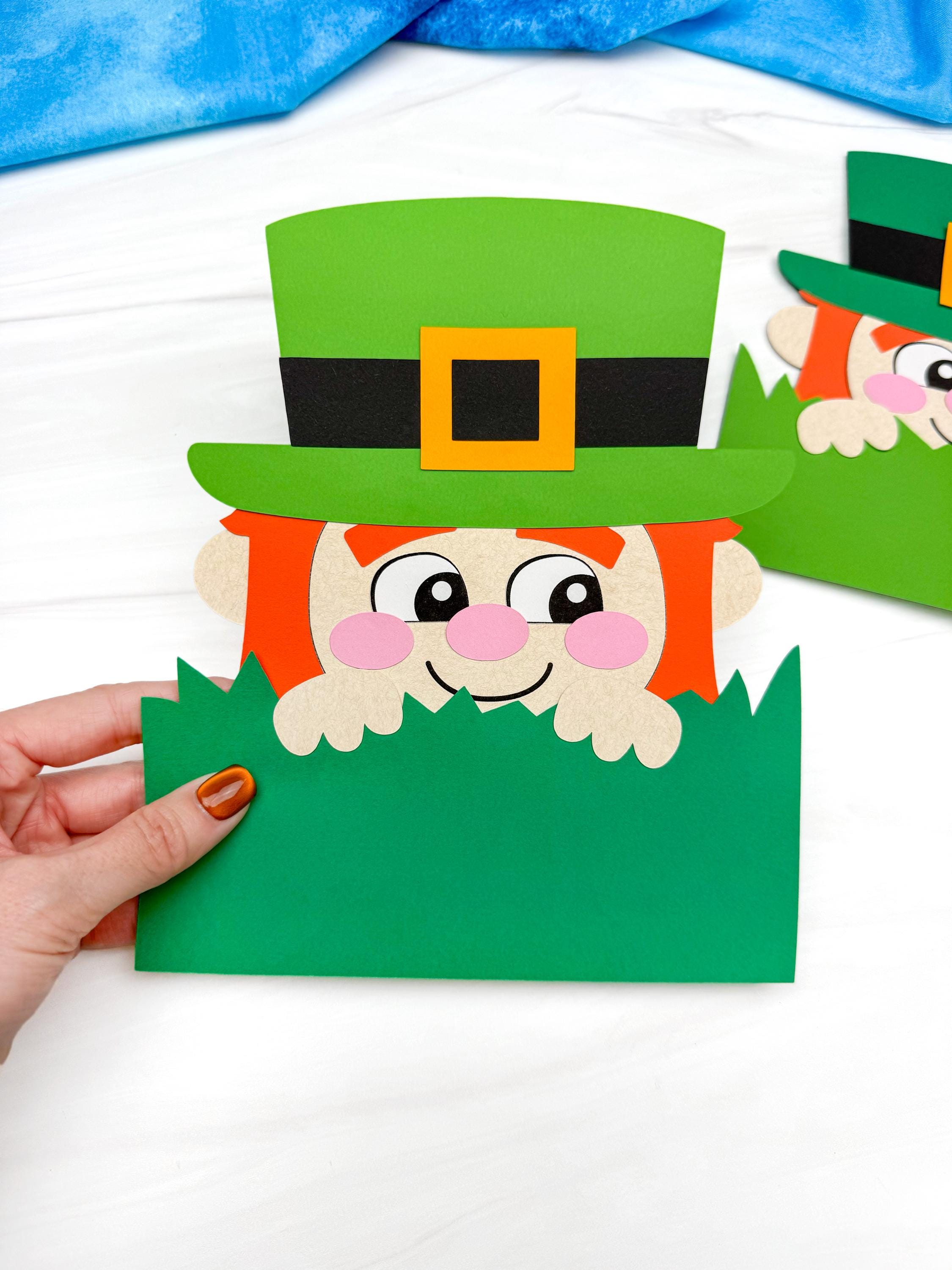 Sneaky Leprechaun Craft Template DIY Leprechaun Kit March Classroom…