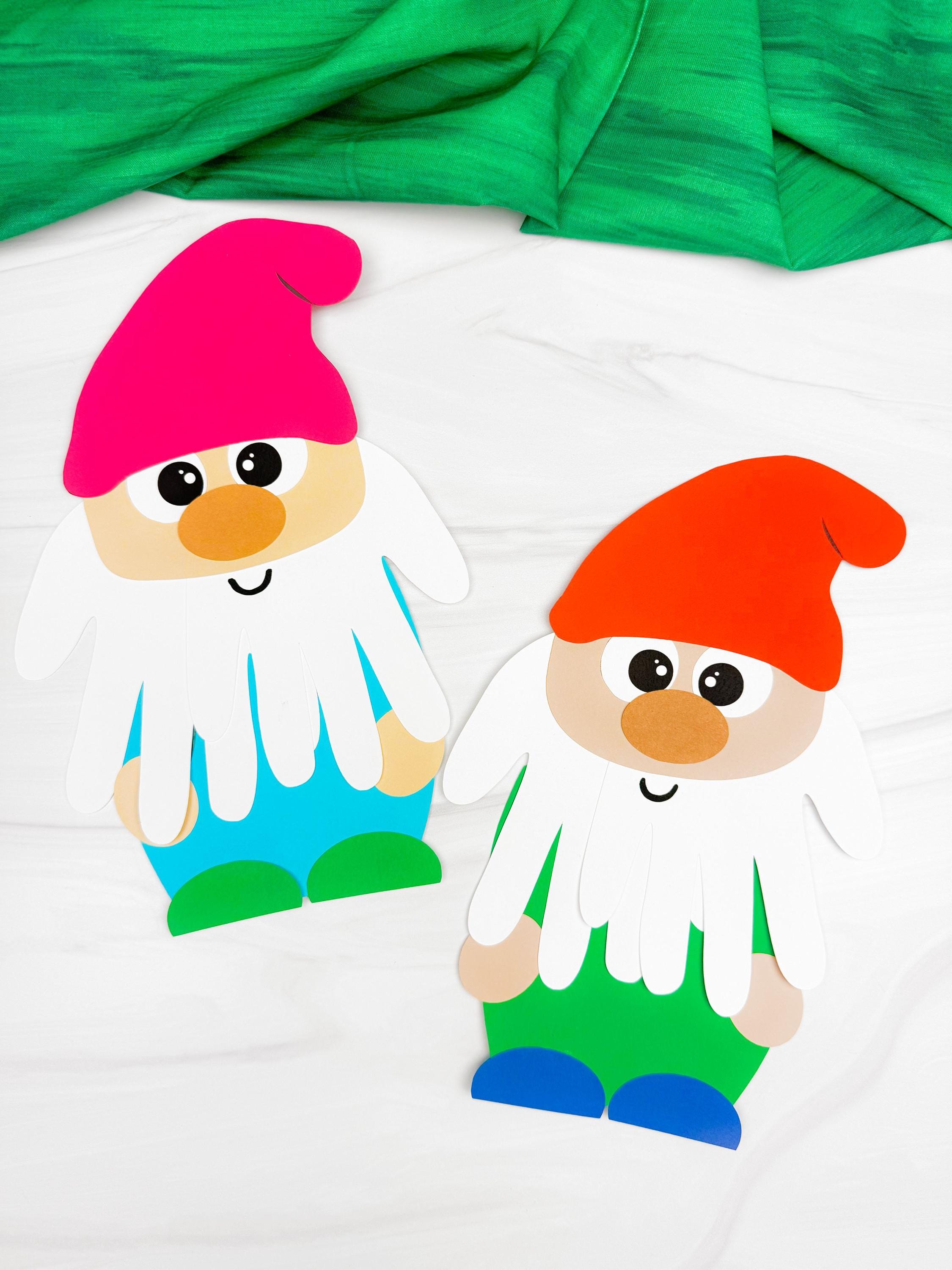 42 Adorable Gnome Crafts for Kids They Can't Help But Love! 34 Gnome Handprint Craft TK Classroom Activity for Kids Fall Keepsake Idea