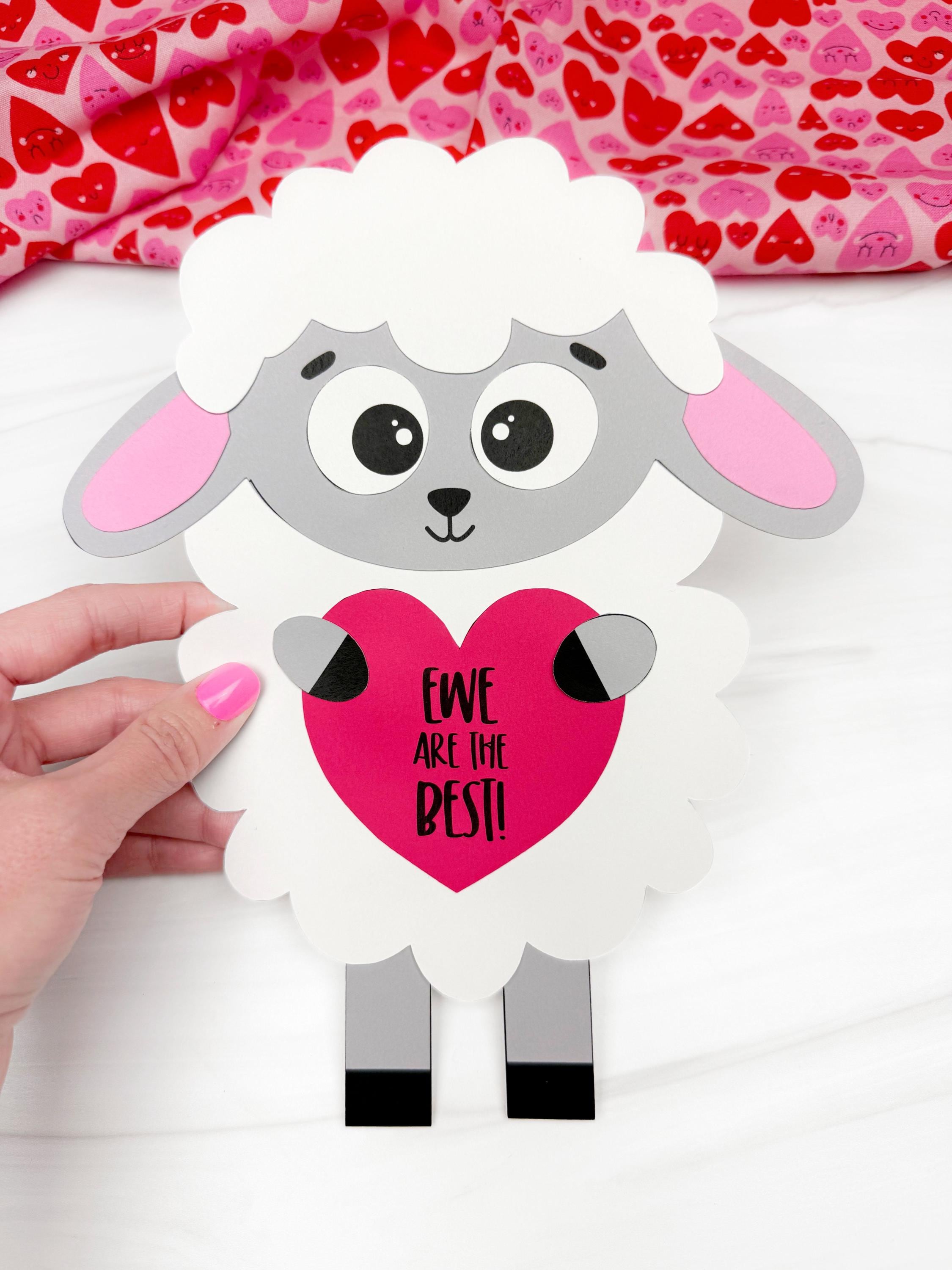 Sheep Valentine Craft Template Easy Valentine Sheep Activity…