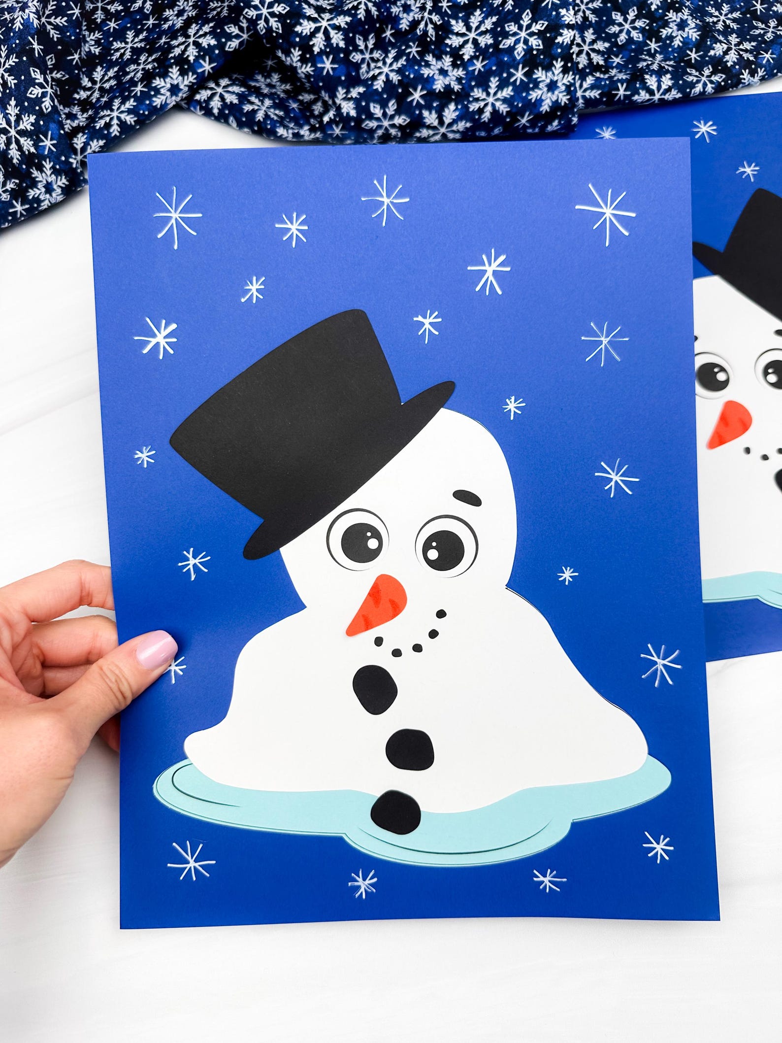 Melted Snowman Craft Template | Build A Snowman Kit Printable | Fun ...