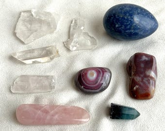 Box of SemiPrecious Stones and Potential Pendants