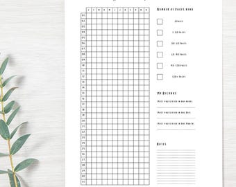 Digital Reading Tracker Template